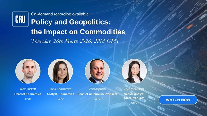 Policy and Geopolitics: the Impact on Commodities